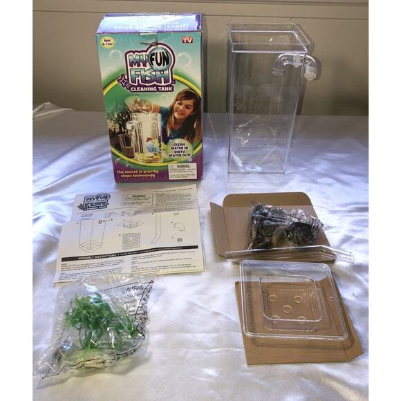 My Fun Fish Cleaning Tank New Open Box - Picture 2 of 5
